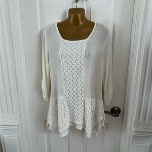 Chic Cream Women's Blouse